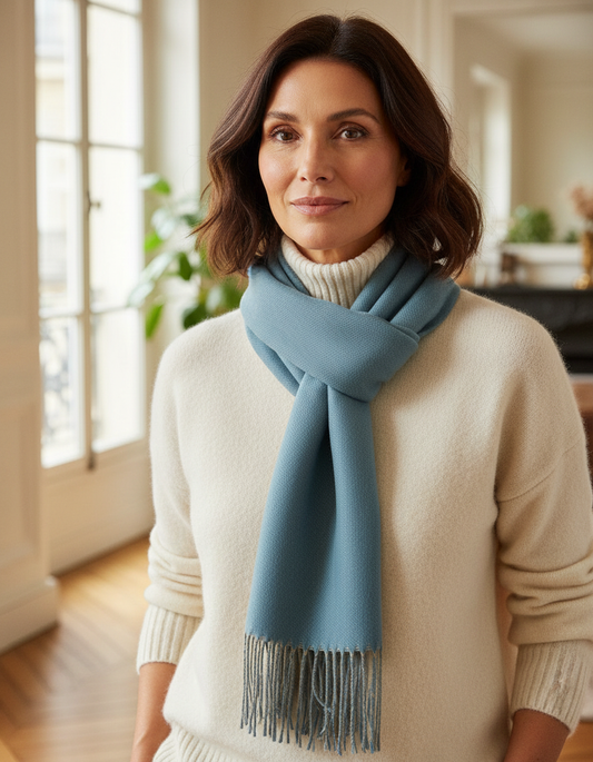 Two Tone Cashmere Scarf