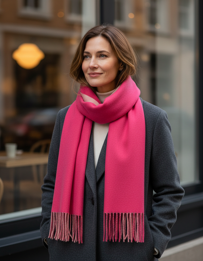 Two Tone Cashmere Scarf