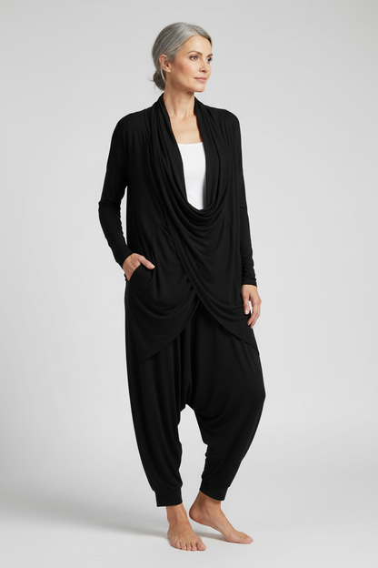 Crossover Tunic Trouser Set