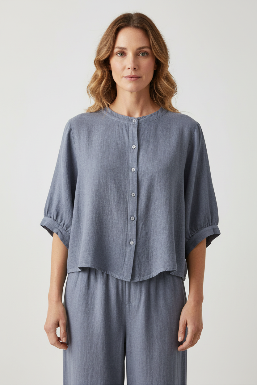 Teabag Linen Shirt