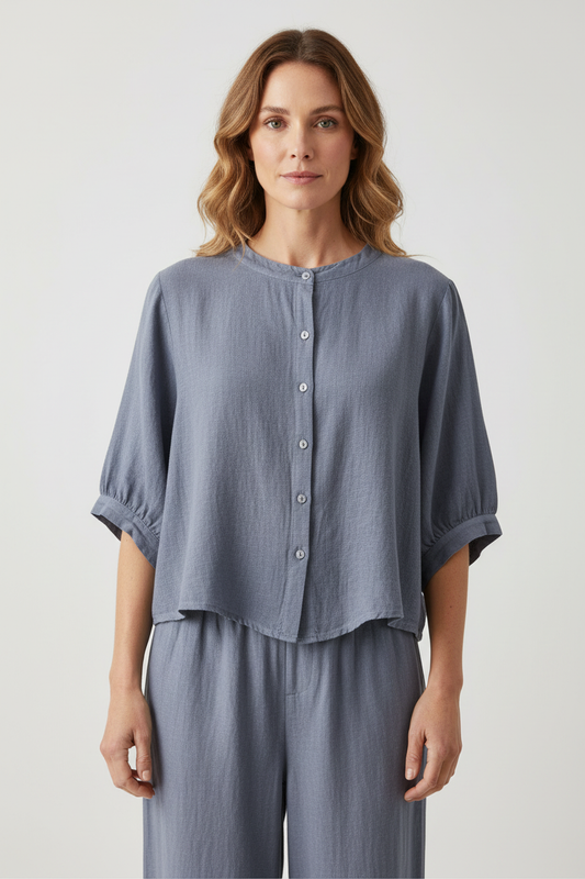 Teabag Linen Shirt