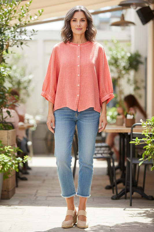 Teabag Linen Shirt