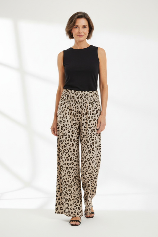 Leopard Print Palazzo