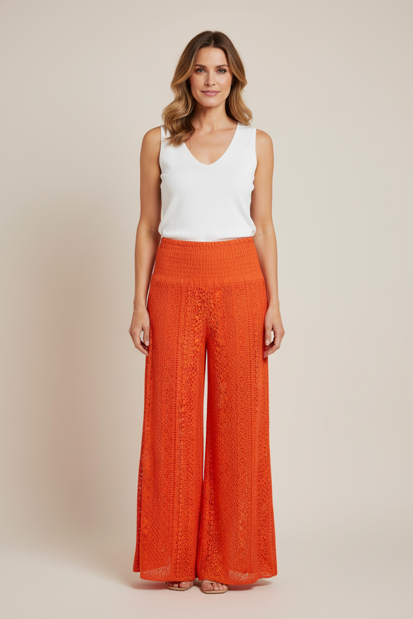 Crochet Lace Trouser