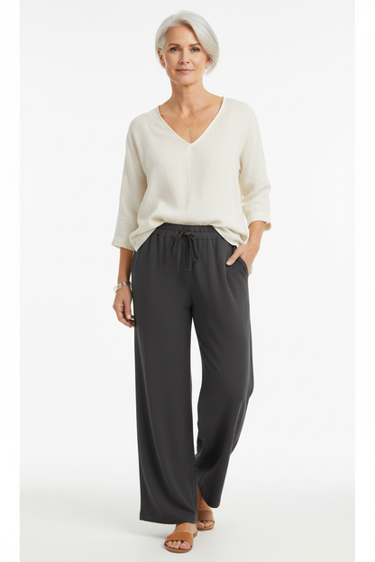 Wide Leg Palazzo Trouser