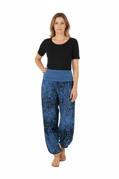 Floral Print Harem Trouser