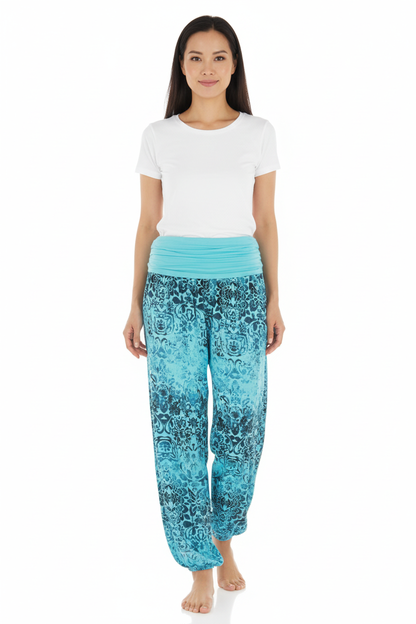 Floral Print Harem Trouser