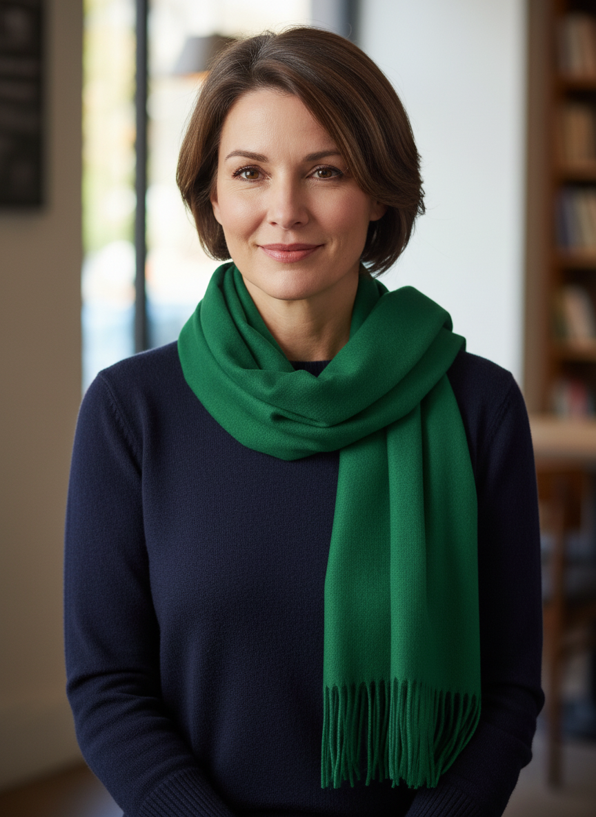 Plain Cashmere Scarf