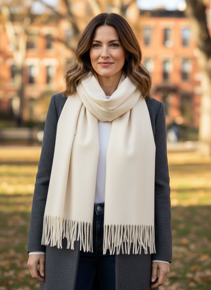 Plain Cashmere Scarf