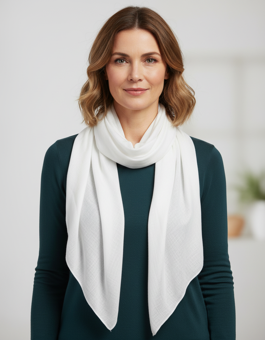 Plain Silk Scarf