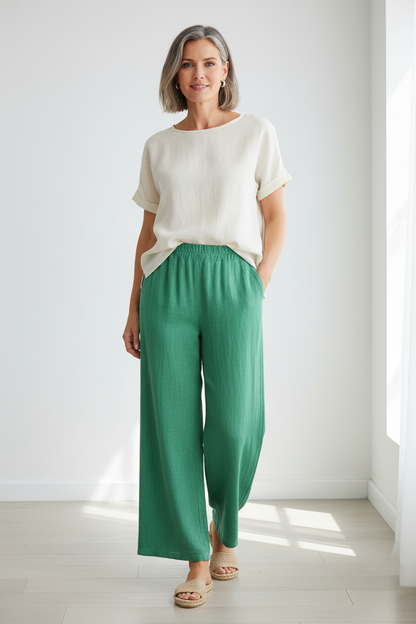 Teabag Linen Trouser