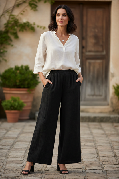 Teabag Linen Trouser