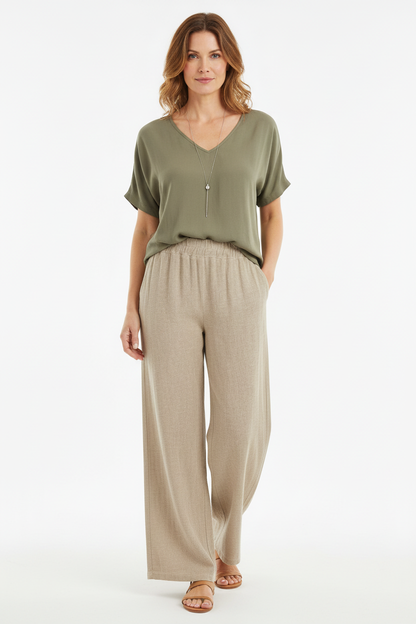 Teabag Linen Trouser