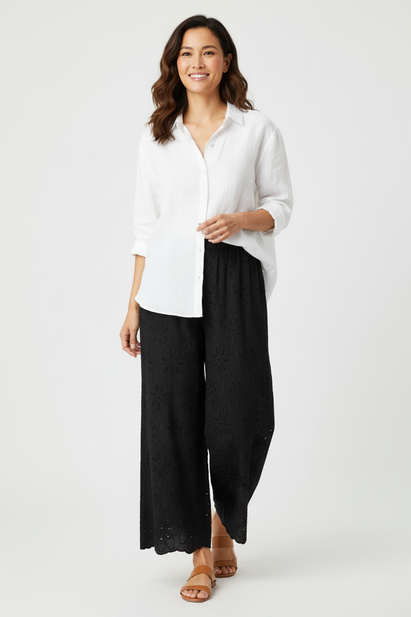 Broderie Anglaise Trouser