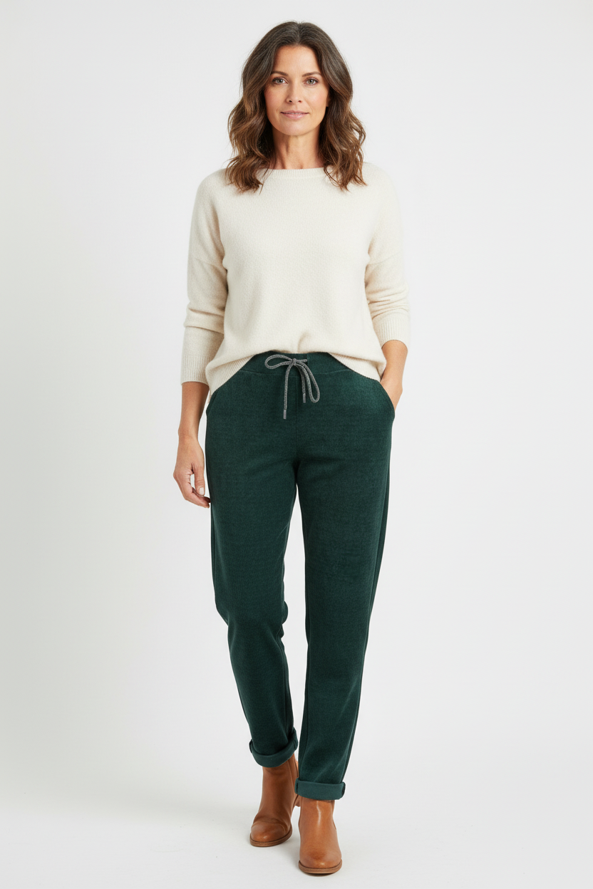 2 Pocket Chenille Trouser