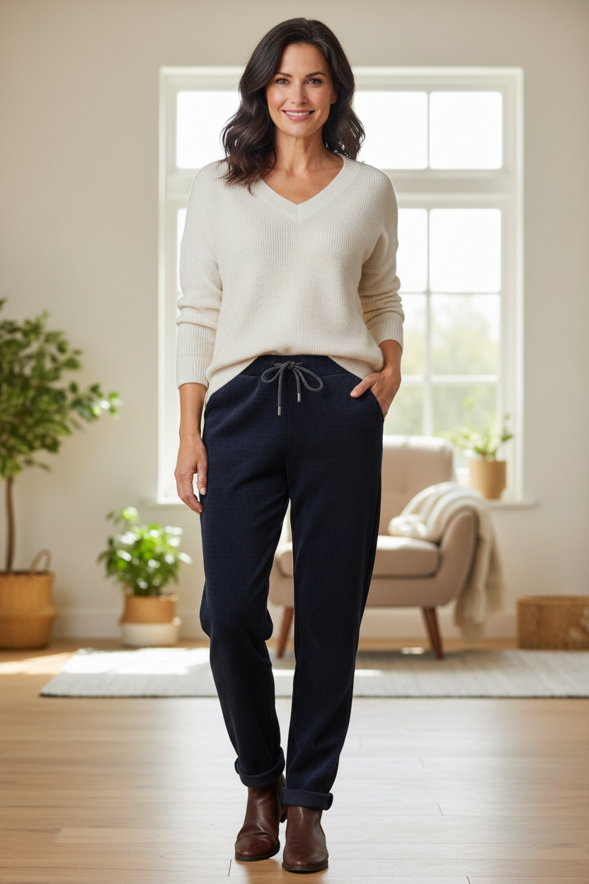 2 Pocket Chenille Trouser