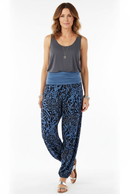 Leopard Print Harem Trouser