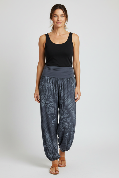 Paisley Print Harem Trouser