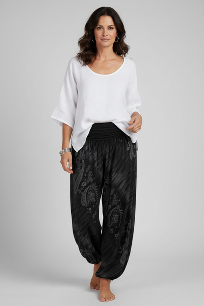 Paisley Print Harem Trouser