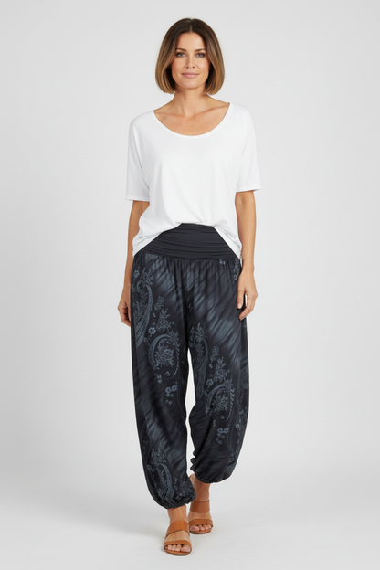Paisley Print Harem Trouser