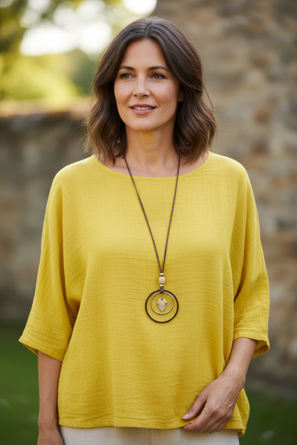 Cotton Necklace Top