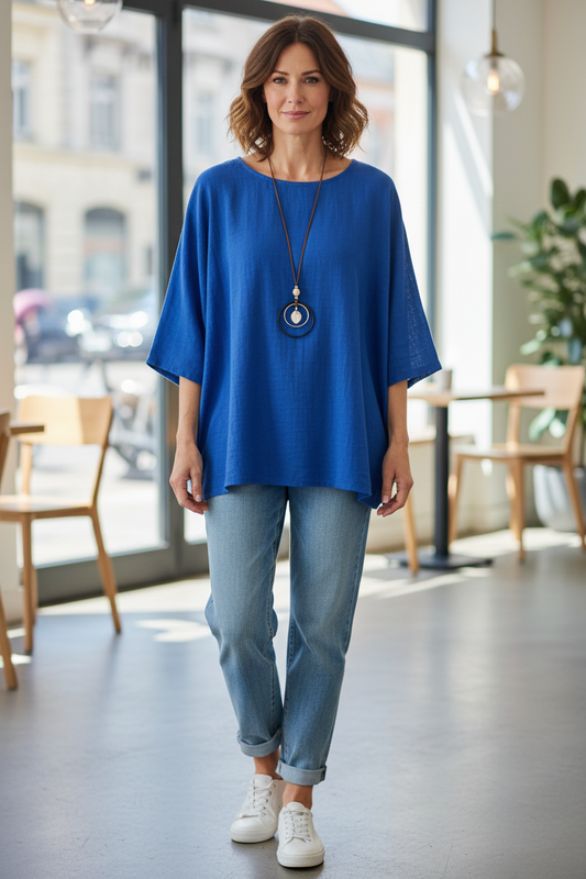Cotton Necklace Top