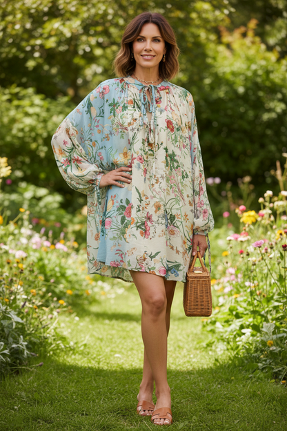 Floral Print Tunic Dress