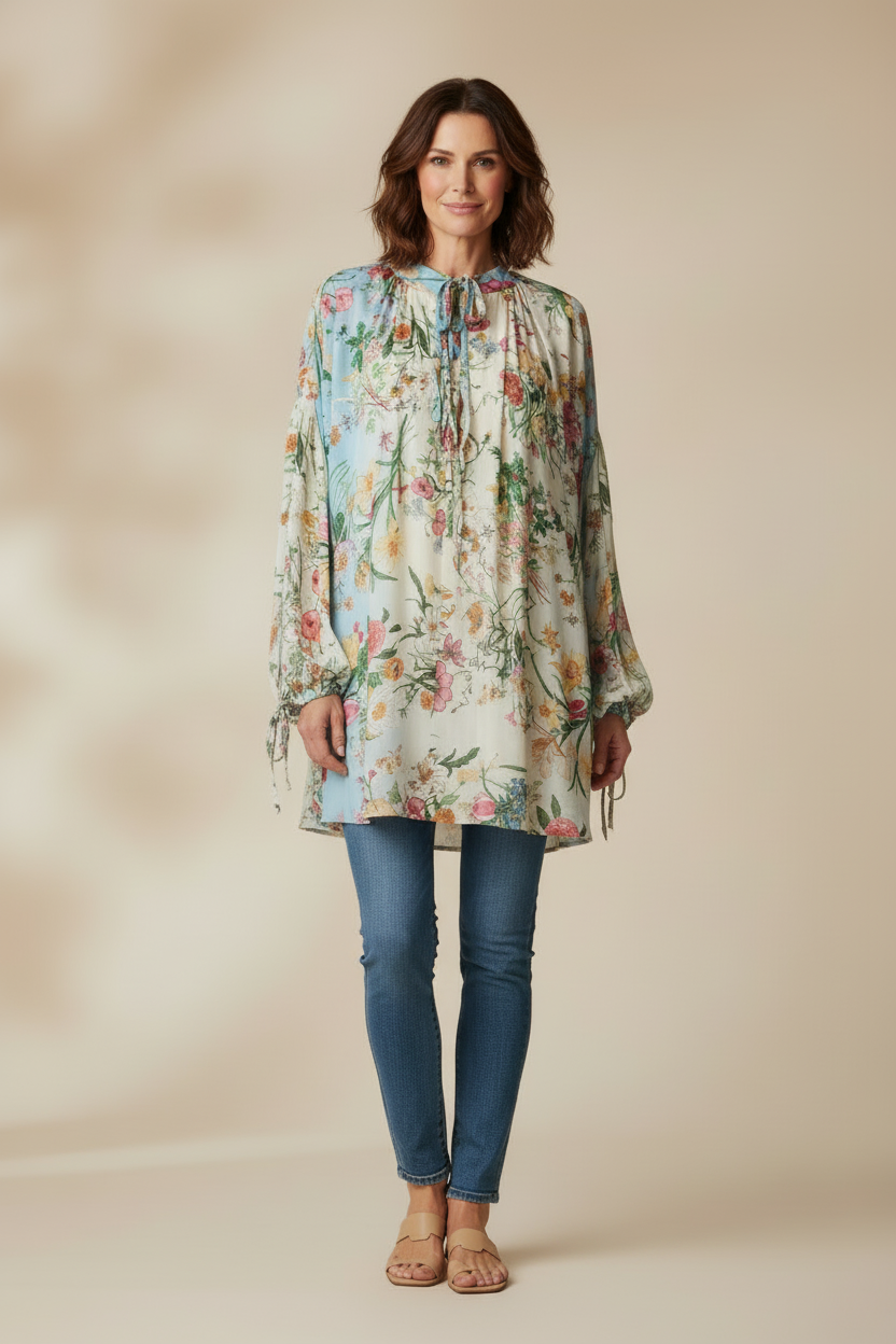 Floral Print Tunic Dress