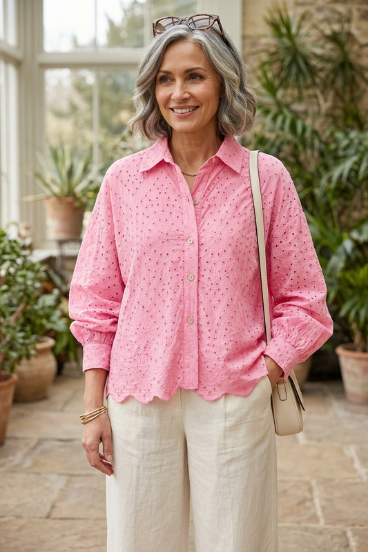 Broderie Anglaise Shirt