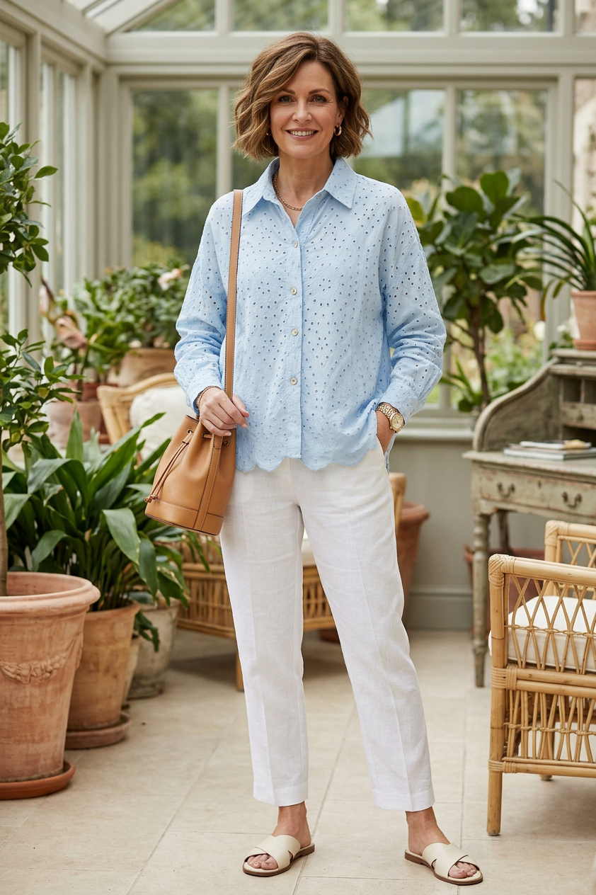 Broderie Anglaise Shirt