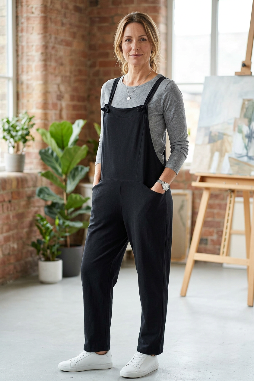 Plain Jersey Dungarees