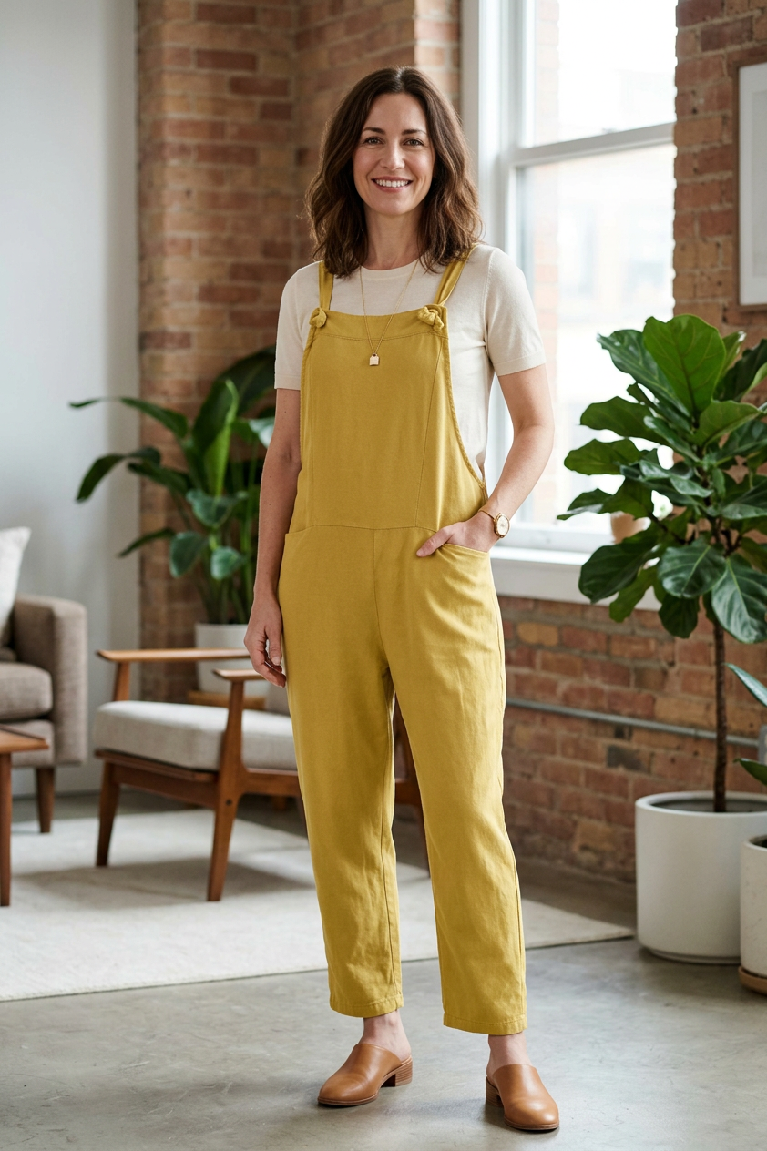 Plain Jersey Dungarees