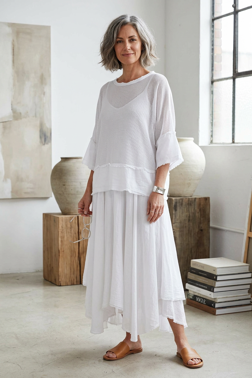 2 Piece Mesh Shrug Midi Dress