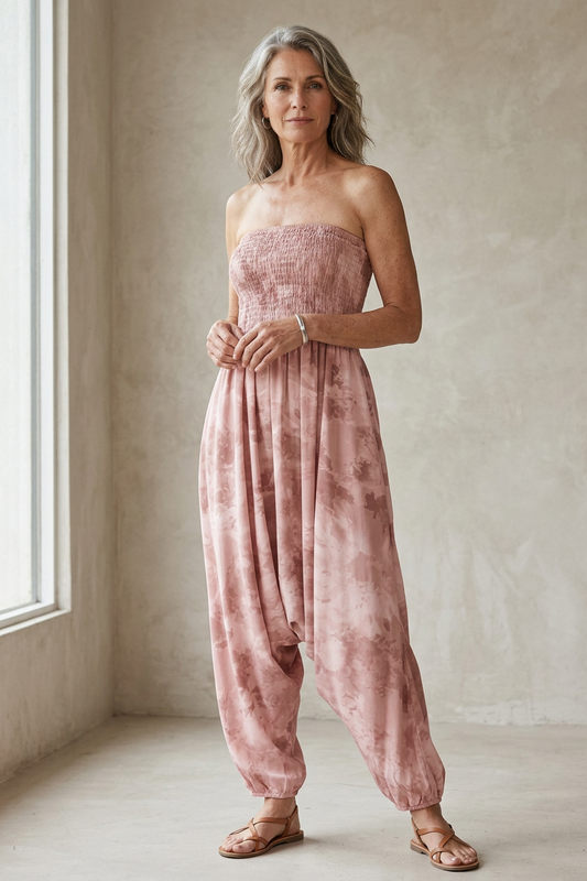 Splash Print 2 Pocket Jumpsuit