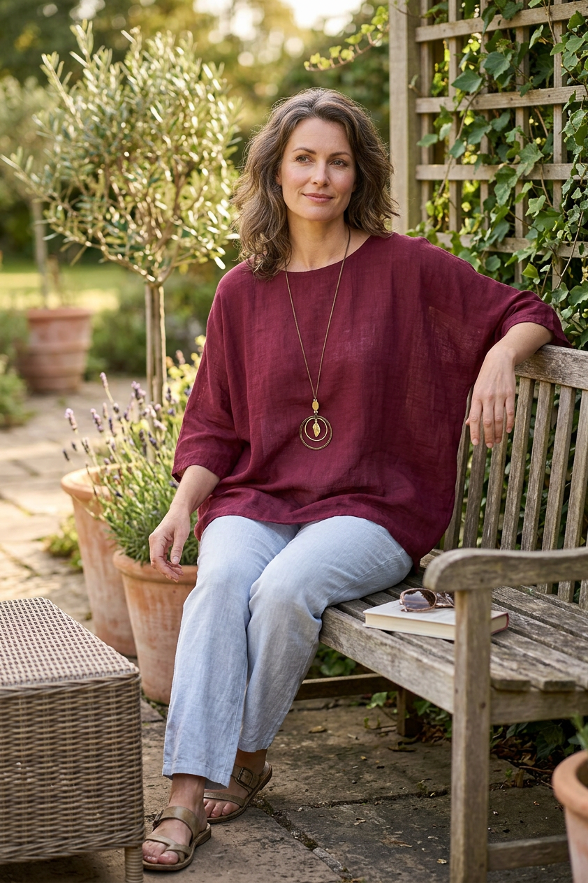 Cotton Necklace Top