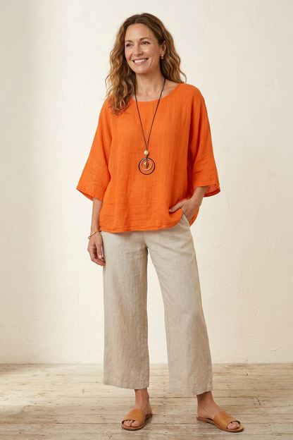 Cotton Necklace Top