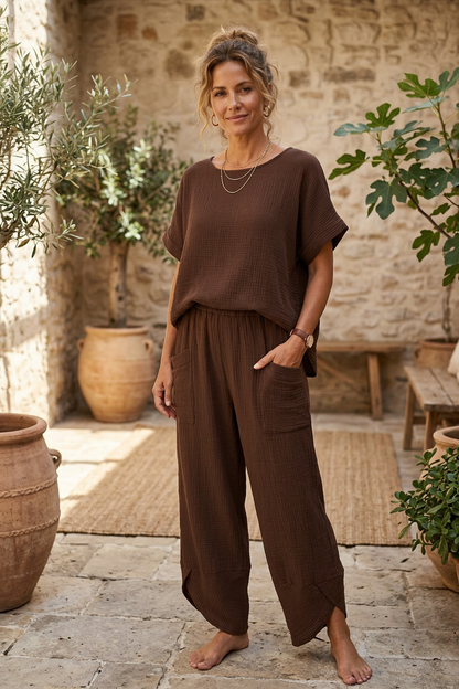 Cheesecloth Cotton Co-Ord Set