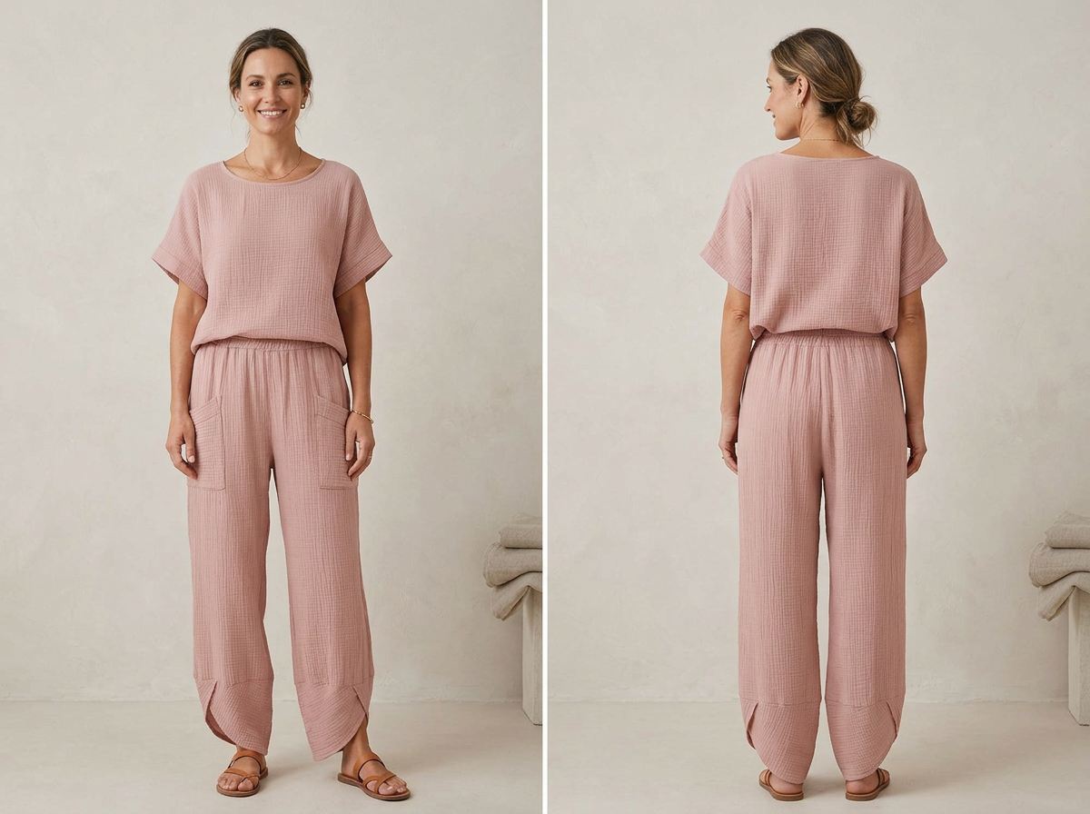 Cheesecloth Cotton Co-Ord Set