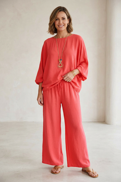 Wide Leg Palazzo Trouser