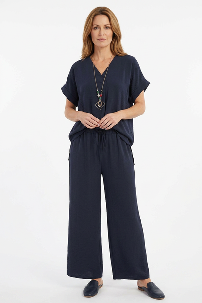 Wide Leg Palazzo Trouser