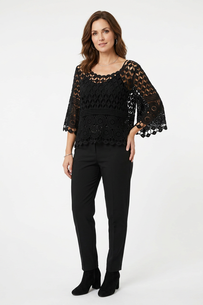 Crochet Top with Vest