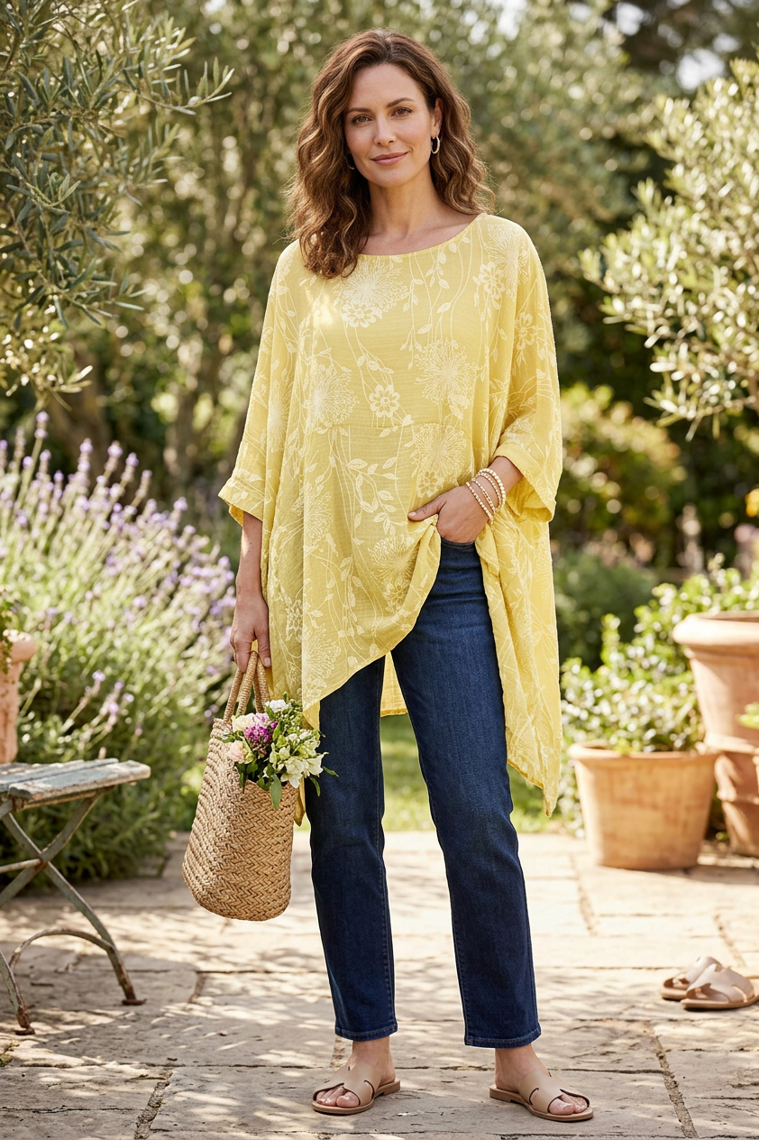 2 Pocket Dandelion Kaftan