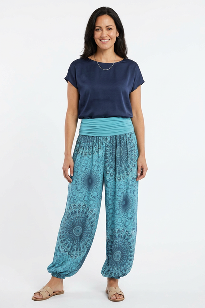 Mandala Print Harem Trouser