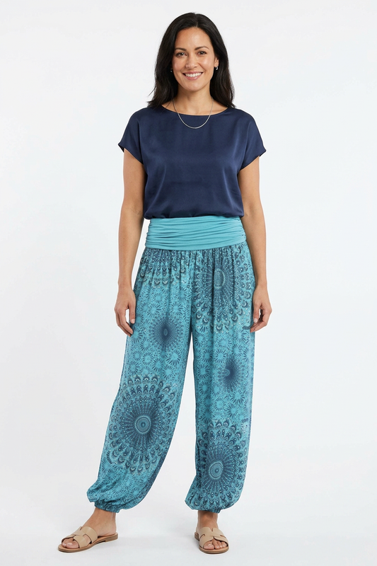 Mandala Print Harem Trouser