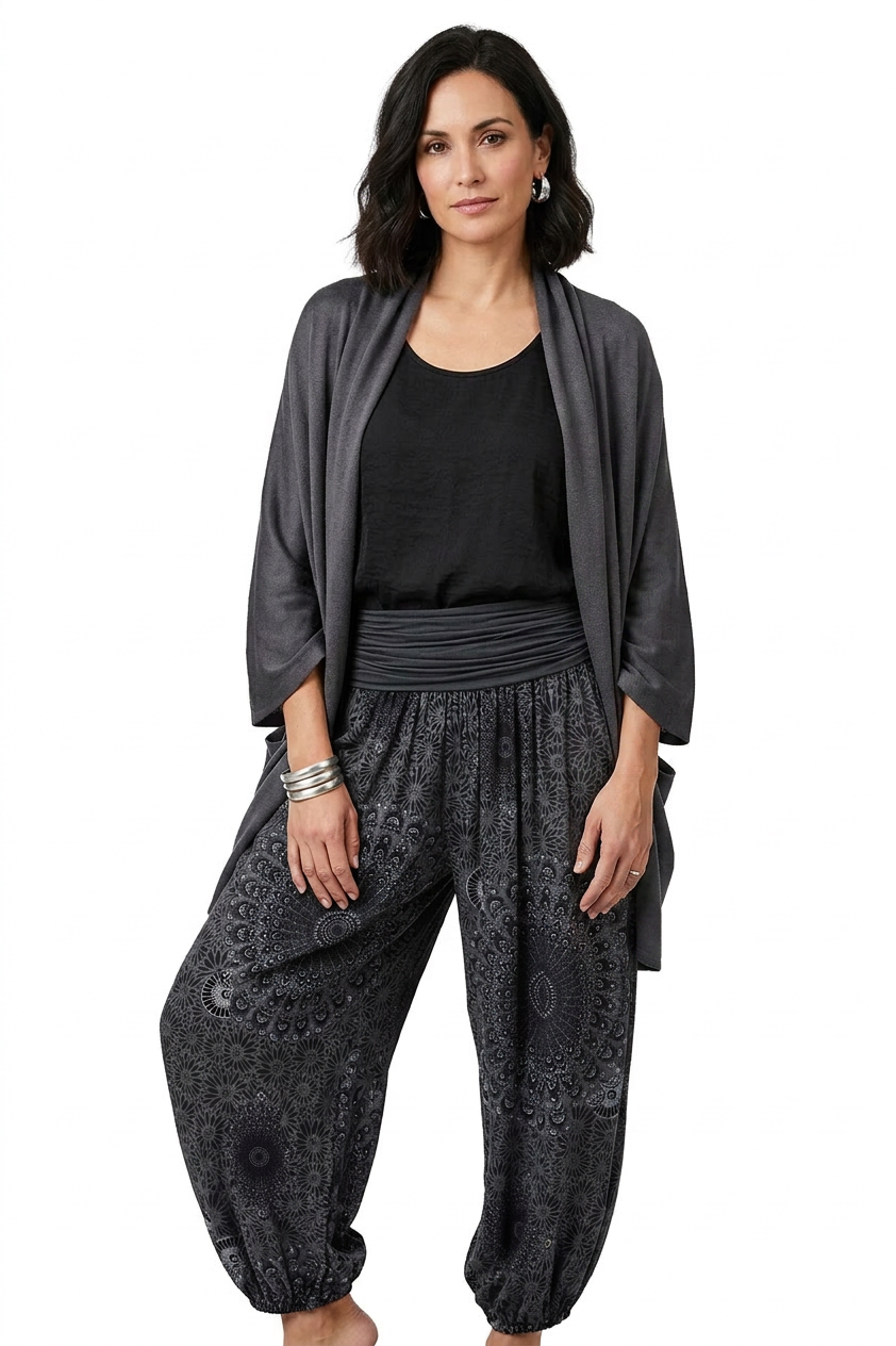 Mandala Print Harem Trouser