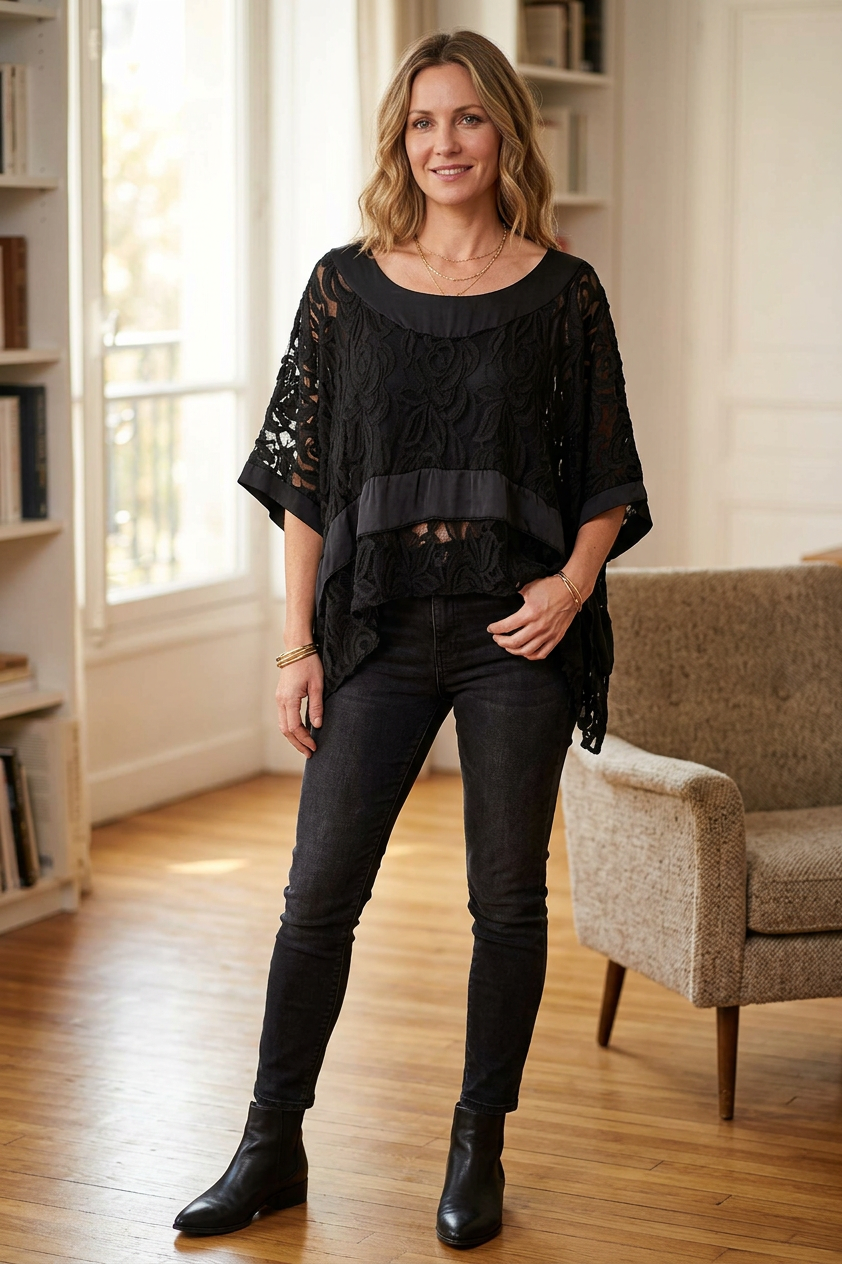 Lace Poncho