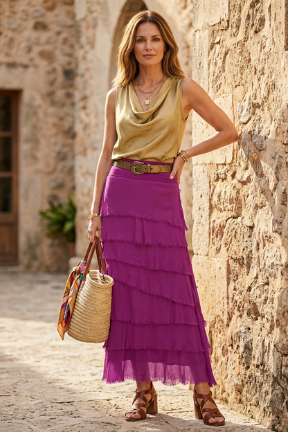 Rara Silk Skirt