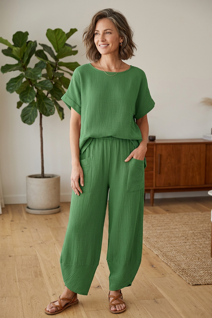 Cheesecloth Cotton Co-Ord Set