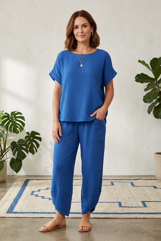 Cheesecloth Cotton Co-Ord Set