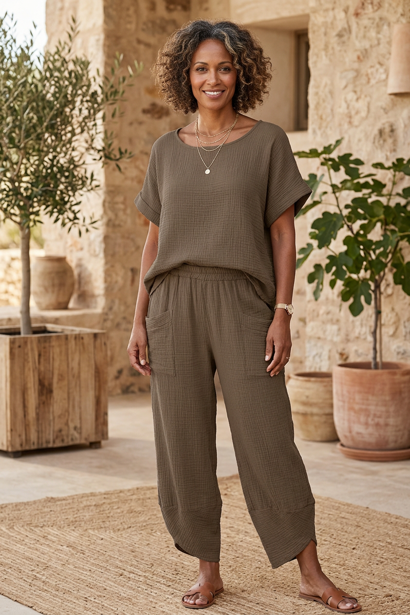 Cheesecloth Cotton Co-Ord Set